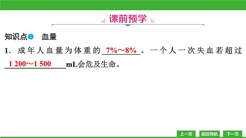 【新课标】北师大版生物七下9.1《血液(2)》课件第4页