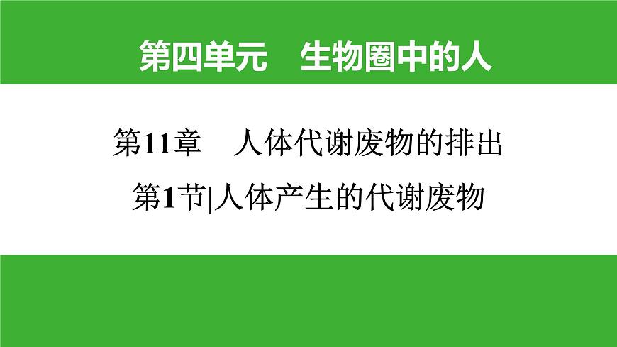【新課標(biāo)】北師大版生物七下11.1《人體產(chǎn)生的代謝廢物》課件第1頁(yè)