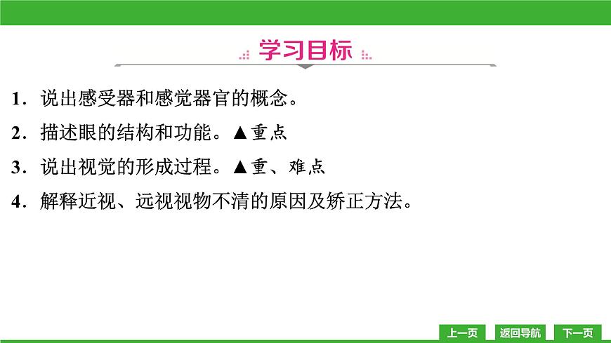 【新課標(biāo)】北師大版生物七下12.2《感受器和感覺器官(1)》課件第3頁