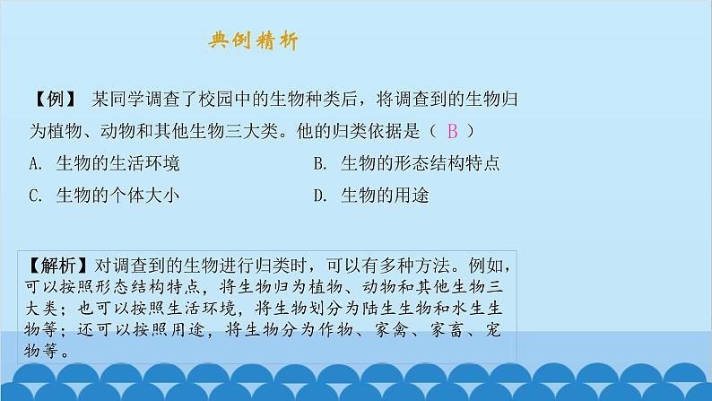 人教版生物七年级上册 1.1.2 调查周边环境中的生物课件03