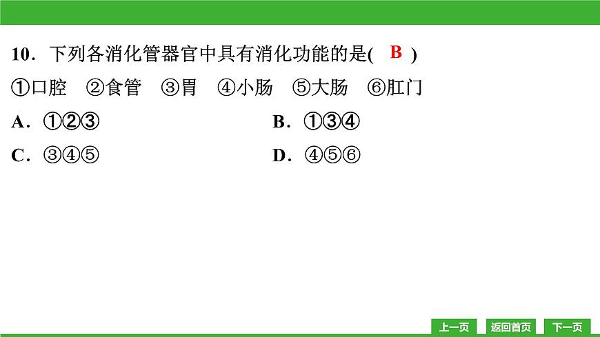 【新課標(biāo)】北師大版生物七下  第8章教學(xué)質(zhì)量監(jiān)測(cè)卷（課件）第8頁