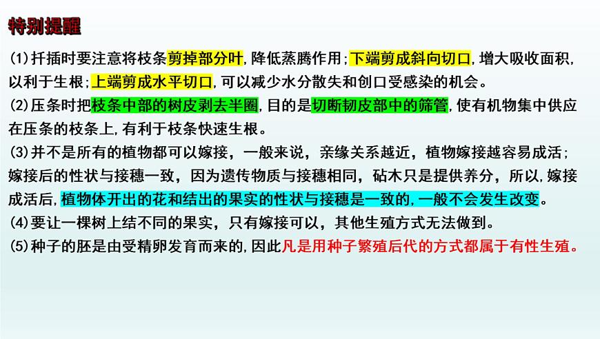 中考生物一轮复习考点通关课件专题24 生物的生殖和发育(含答案)第8页