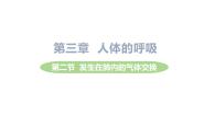 初中生物人教版 (新课标)七年级下册第二节 发生在肺内的气体交换多媒体教学课件ppt