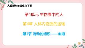 人教版 (新课标)七年级下册第一节 流动的组织──血液优秀教学课件ppt