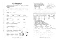 吉林省四平市铁西区2023-2024学年七年级下学期期中考试生物试题