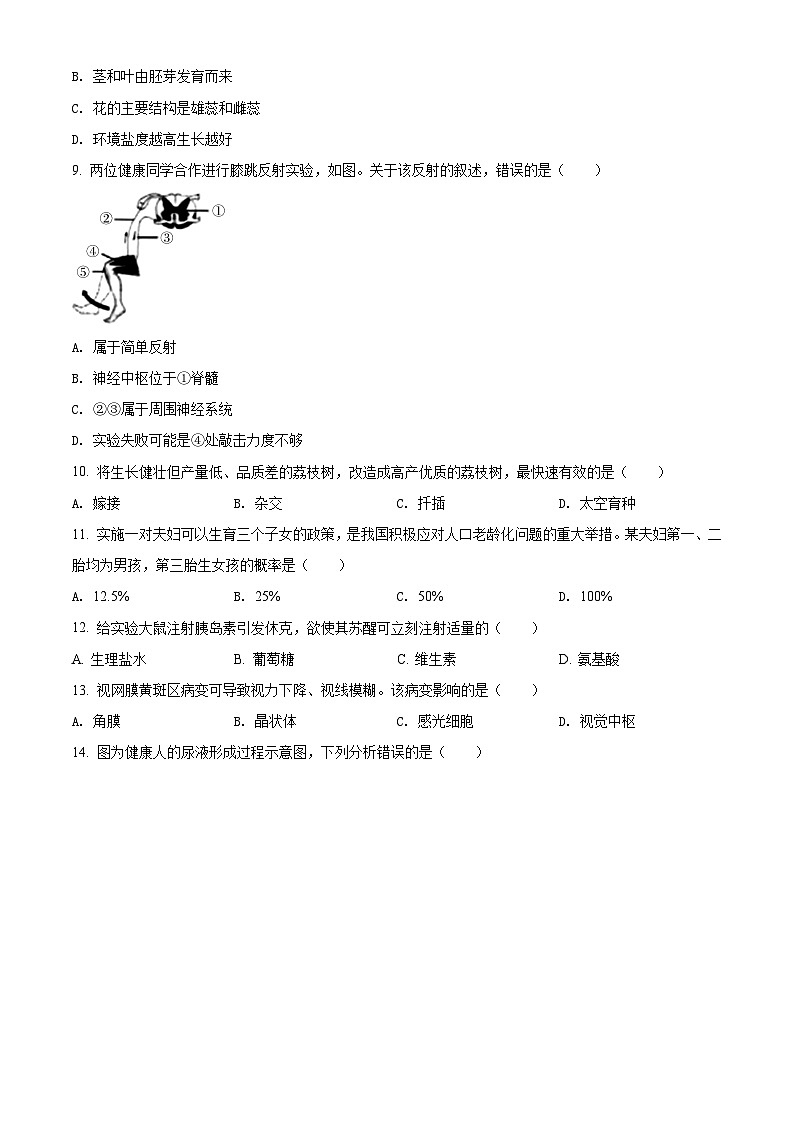 初中学业水平模拟考试(原卷版)第3页