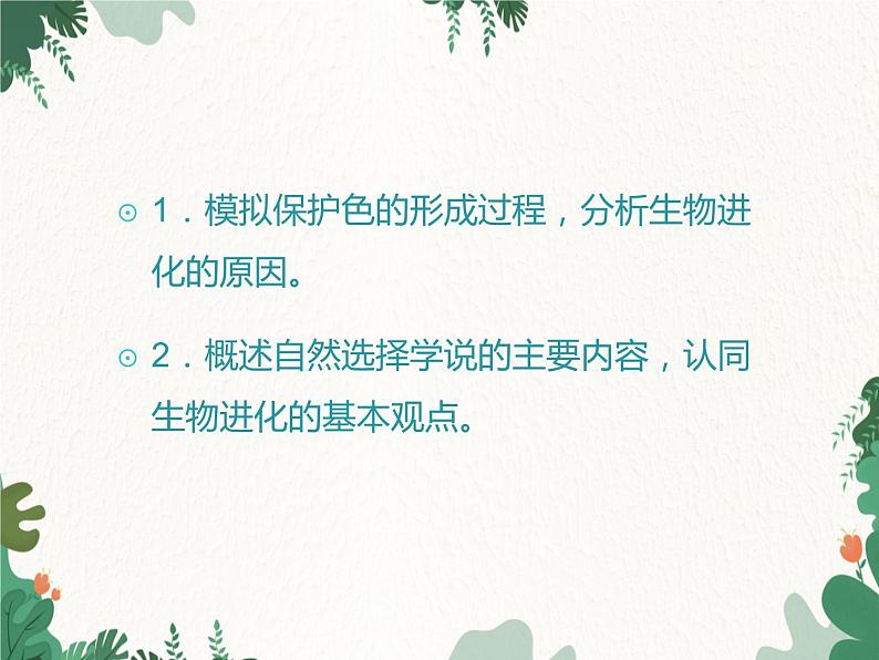 鲁科版(五四制)生物八年级下册 第八单元第三章第三节生物进化的原因课件03