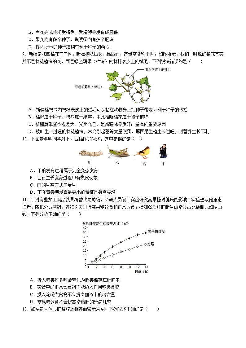 生物（北京卷）（考試版A4）第3頁(yè)