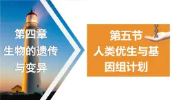 4.4.5 人类优生与基因组计划 课件 --2024年初中秋季济南版生物八年级上册