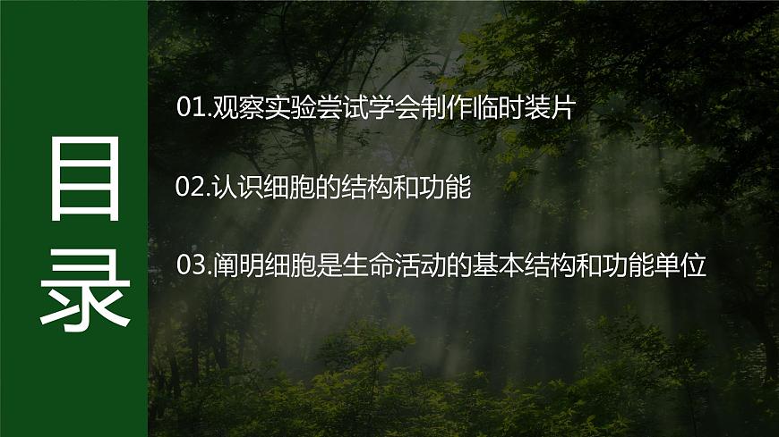 濟(jì)南版 初中生物七年級(jí)上冊1.2.1細(xì)胞是生物體結(jié)構(gòu)和功能的基本單位課件+視頻第3頁