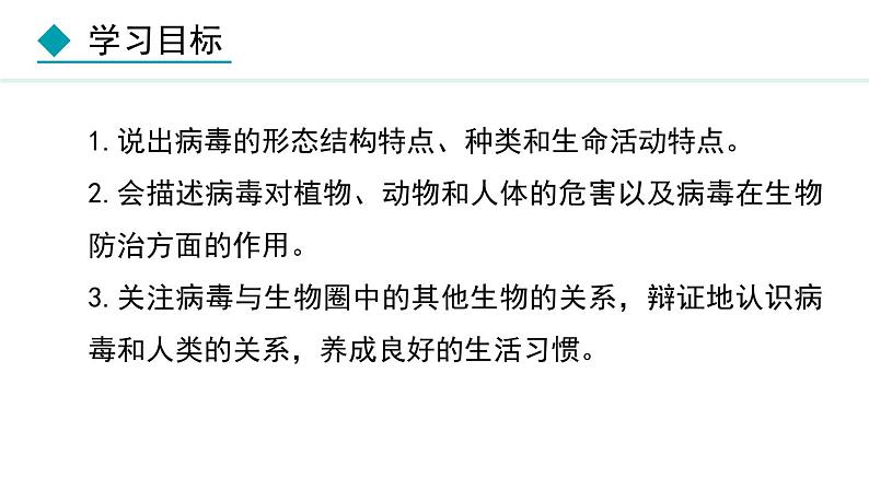 人教版八年级生物上册课件 5.5 病毒第2页
