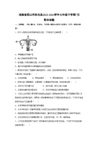 [生物][期末]河南省周口市扶沟县2023-2024学年七年级下学期7月期末试题