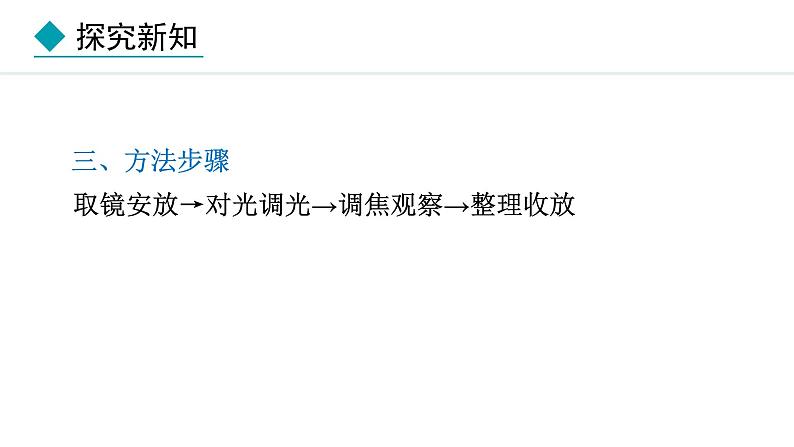 1.2.1 学习使用显微镜 课件-2024--2025学年人教版生物七年级上册08