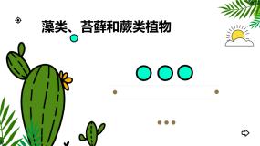 初中生物人教版 (新课标)七年级上册第一节 藻类、苔藓和蕨类植物教学ppt课件
