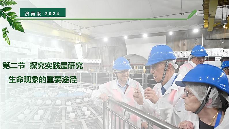 【核心素养】济南版(2024)生物七年级上册 1.1.2 探究实践是研究生命现象的重要途径(教学课件+同步练习)01