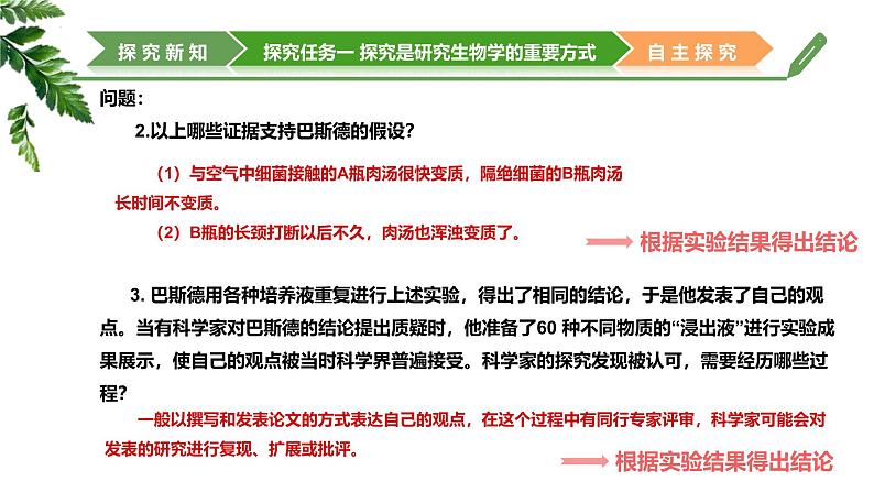 【核心素养】济南版(2024)生物七年级上册 1.1.2 探究实践是研究生命现象的重要途径(教学课件+同步练习)08
