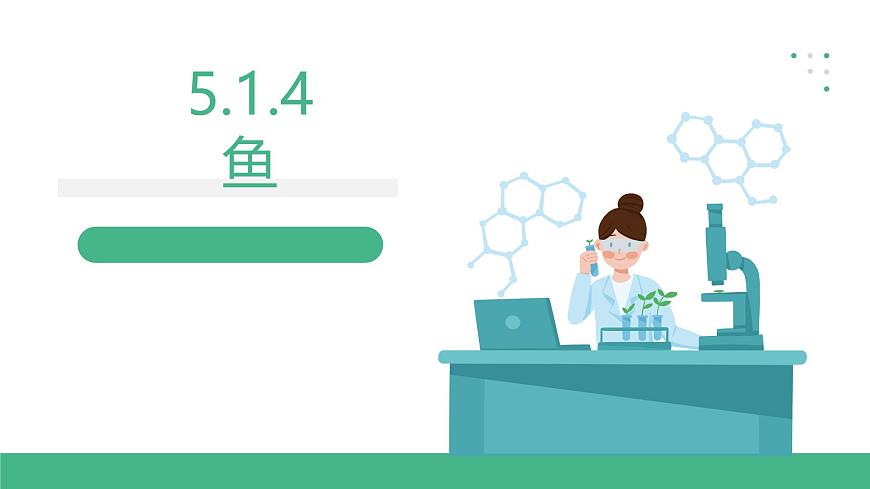 人教版八年級生物上學期  5.1.4《魚》課件第1頁