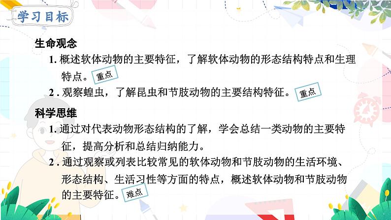 人教生物八上第五单元第一章第三节第2页