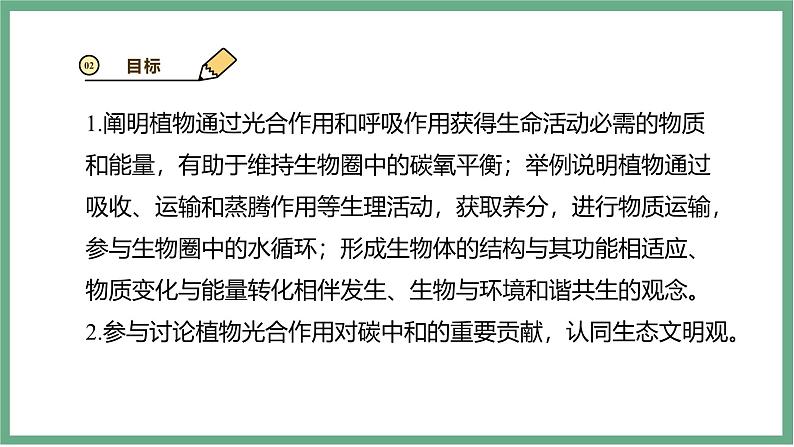 【北师大版】七上生物 3.4.6植物在生物圈中的作用 课件05