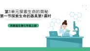 苏教版（2024）七年级上册第一节 探索生命的器具优秀课件ppt