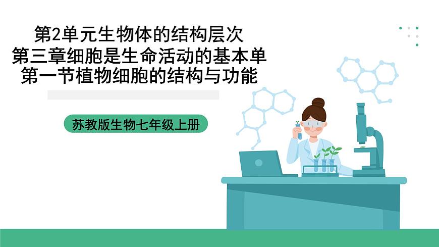 蘇教版生物七上2.3.1《植物細(xì)胞的結(jié)構(gòu)與功能》課件第1頁(yè)