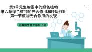 苏教版（2024）七年级上册第一节 植物光合作用的发现完美版课件ppt