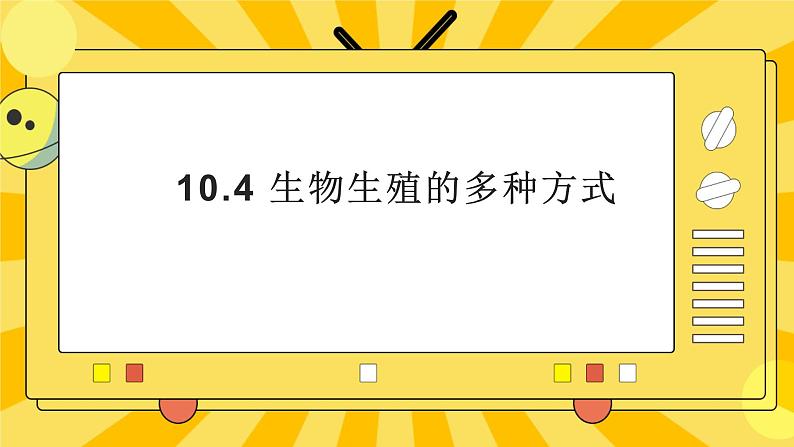 北京版生物八年级上册 10.4 生物生殖的多种方式 课件01
