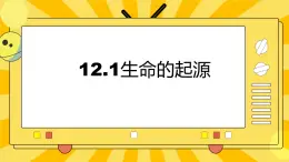 北京版生物八年级上册 12.1生命的起源 课件