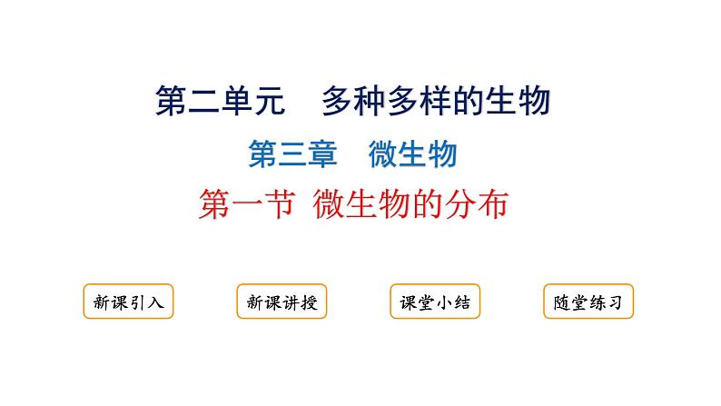2.3.1微生物的分布课件2024-2025学年人教版(2024)生物七年级上册01