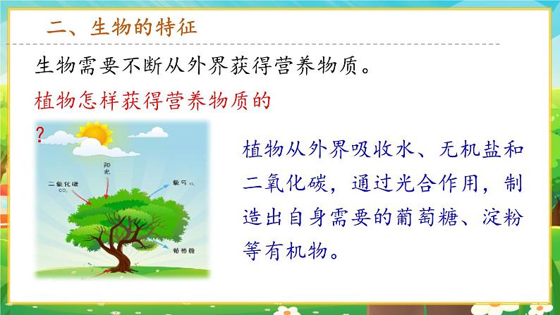【新教材新课标】人教版生物七上1.1.2生物的特征 课件+教案+习题(含答案)08