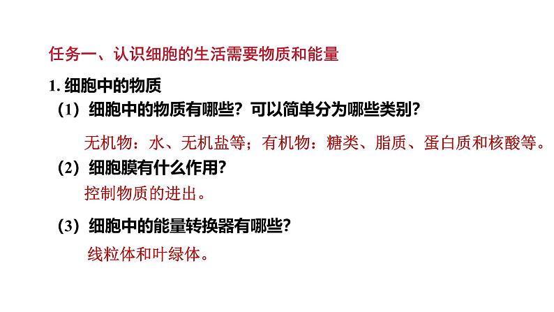 1.2.4细胞的生活课件--2024-2025学年人教版(2024)生物七年级上册07
