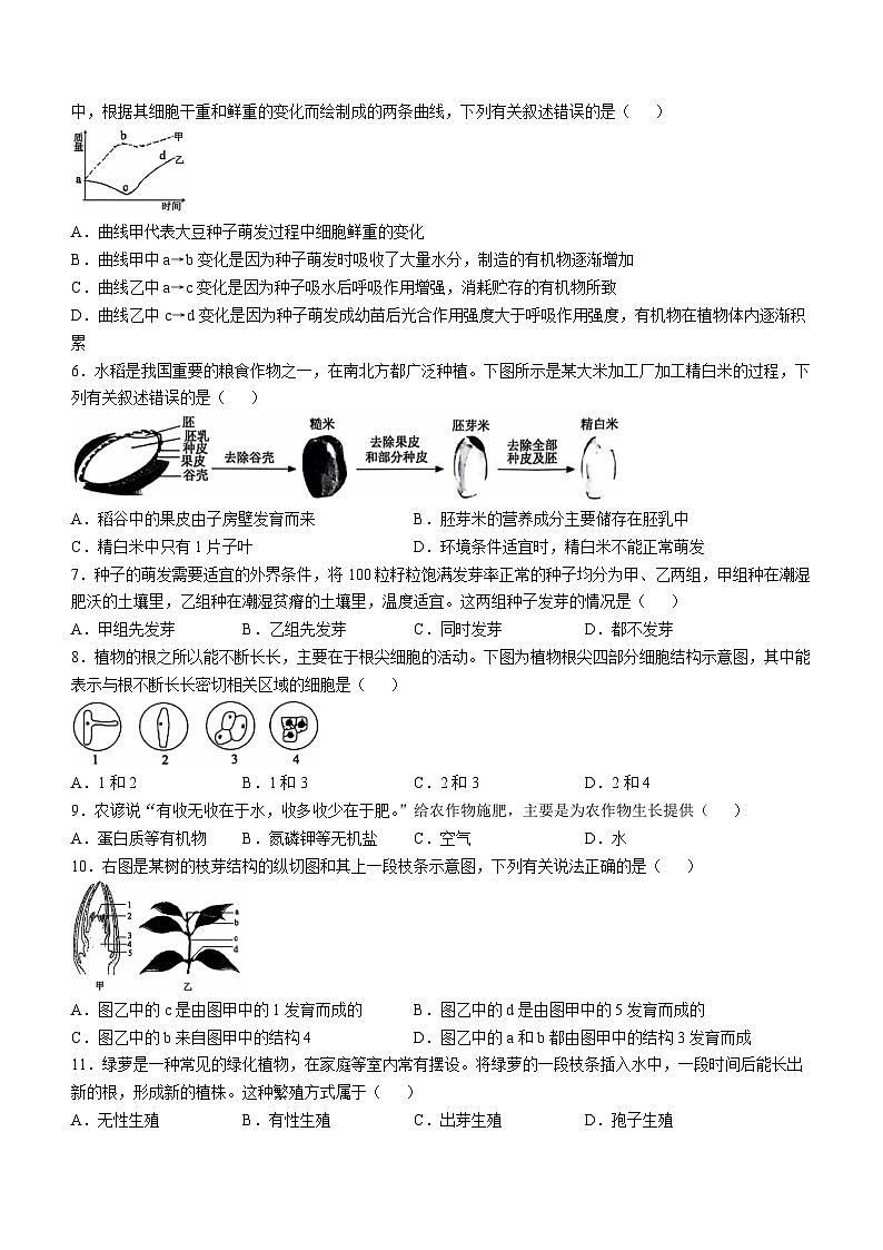 山东省济宁市曲阜市2024-2025学年八年级上学期期中生物试题第2页