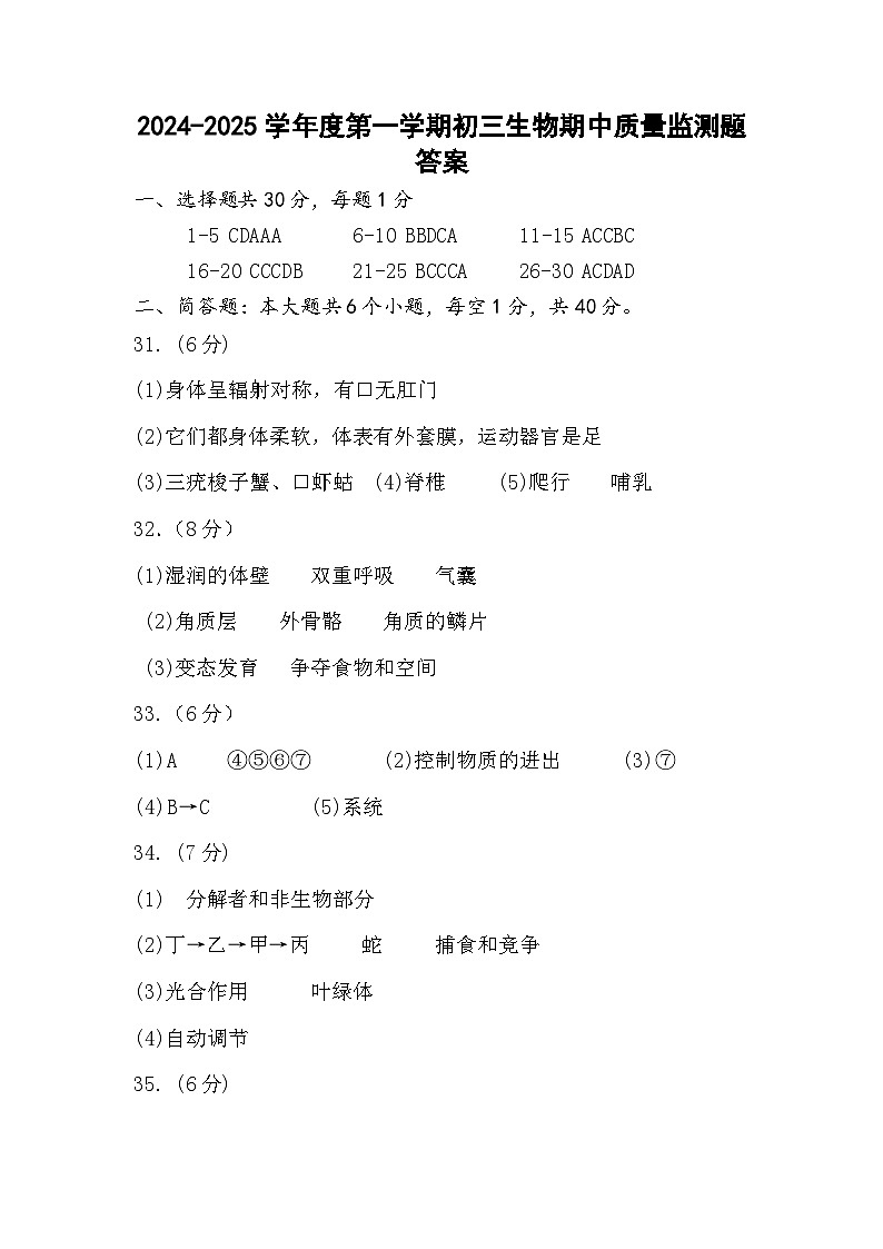 答案第1页