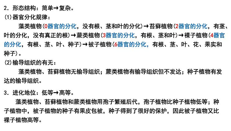 2025年中考生物一轮复习考点通关精讲课件专题06 生物圈中有哪些绿色植物及种子的萌发(含答案)第2页