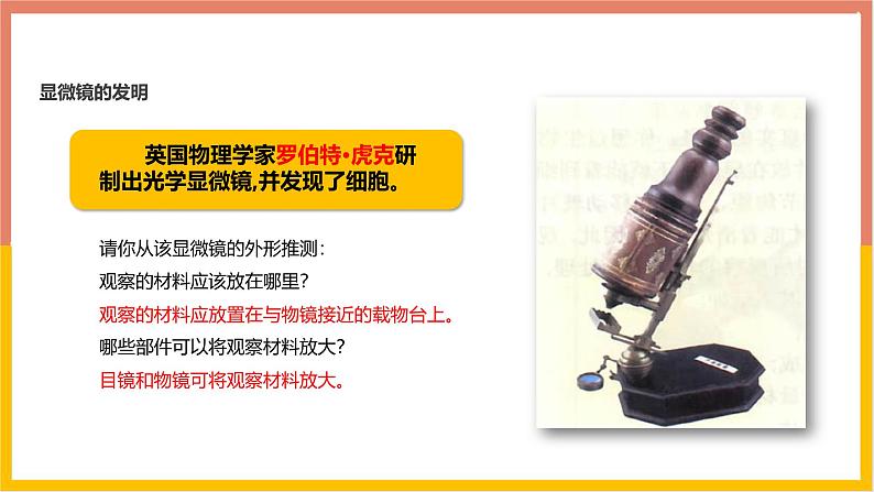 人教版(2024)七年级生物上册第一单元2.1学习使用显微镜课件第2页