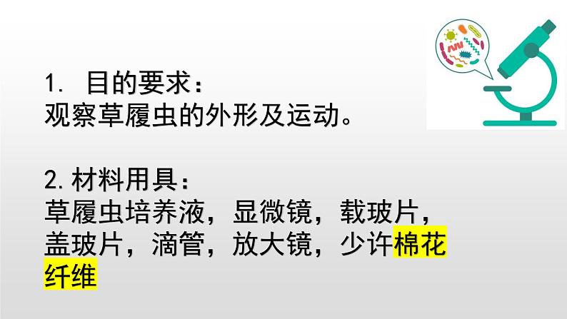 人教版(2024)七年级生物上册第一单元3.4单细胞生物精品课件第8页