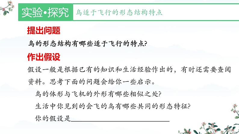 人教版生物七年级上册2.2.2《脊椎动物-鸟和哺乳动物》(课件)第5页