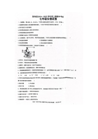 河南省周口市扶沟县2024-2025学年七年级上学期11月期中生物试题