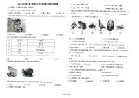 天津市和平区汉阳道中学2024-2025学年八年级上学期期中生物试题