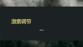 人教版（2024）七年级下册第四节 激素调节课文课件ppt