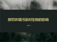 7.1.1探究环境污染对生物的影响课件人教版七年级下册生物