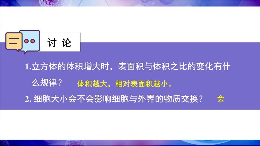 北師大版(2024)七年級(jí)生物上冊(cè)2.3.1細(xì)胞通過(guò)分裂而增殖課件第5頁(yè)