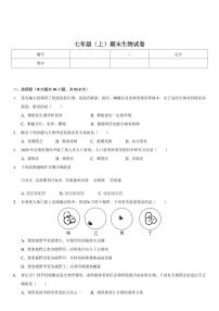 江苏省无锡市天一中学2022-2023学年七年级上学期期末考试生物试卷