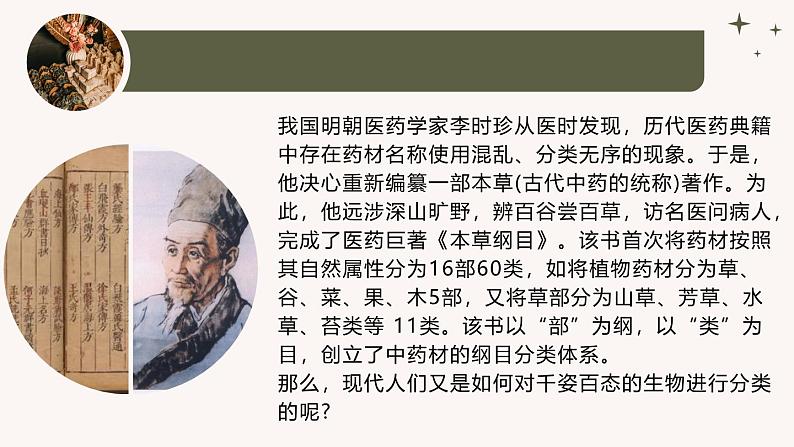 人教版生物七年级上册2.4.1《尝试对生物进行分类》(教学课件)第3页