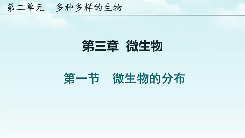 初中 生物 人教版(2024) 七年级上册(2024)第一节 微生物的分布 课件第2页