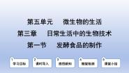 初中生物冀少版（2024）八年级上册第一节 发酵食品的制作背景图课件ppt