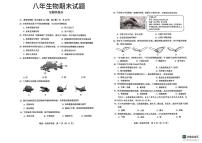黑龍江省齊齊哈爾市昂昂溪區(qū)2024-2025學(xué)年八年級(jí)上學(xué)期1月期末生物試題