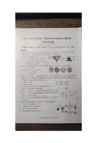 山东省德州市平原县王凤楼镇中学，平原县坊子乡中学2024-2025学年八年级上学期1月期末生物试题