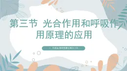 【核心素养目标】苏教版初中生物七年级下册3.11.3《光合作用和呼吸作用原理的应用》课件