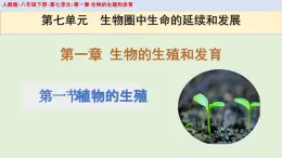 人教版初中生物八下 第一章生物的生殖和发育  1.1《植物的生殖》课件